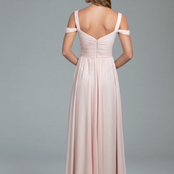 Hayley Paige Style 5801 Blush/Cashmere Size 10 - Picture 3 of 5
